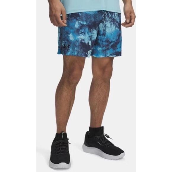 $55 Under Armour UA Vanish Woven Printed Men's 6" Shorts 1376784-494 NWT Large - Picture 3 of 7